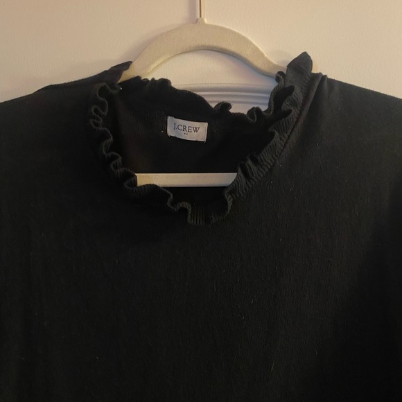 JCrew - ruffle neck sweater - Picture 2 of 3